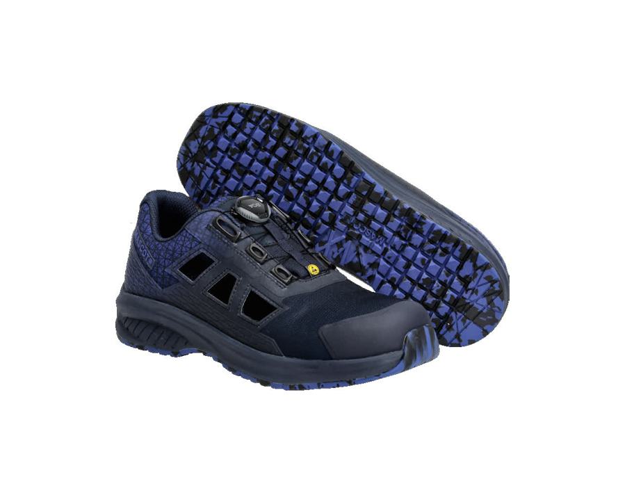Sicherheitssandale FOOTWEAR ACCELERATE schwarzblau/azurblau