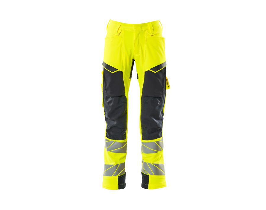 Hose mit Knietaschen ACCELERATE SAFE hi-vis gelb/schwarzblau