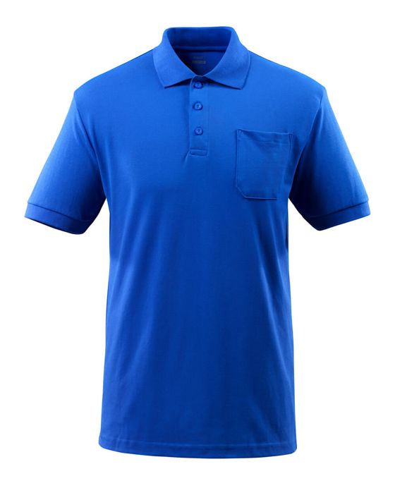 Polo-Shirt mit Brusttasche CROSSOVER kornblau