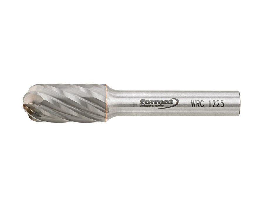 Hartmetallfrässtift (Rotorfräser) DIN 8033 – Schaft-Ø 6 mm, Walzenrundform WRC, Zahnung Alu