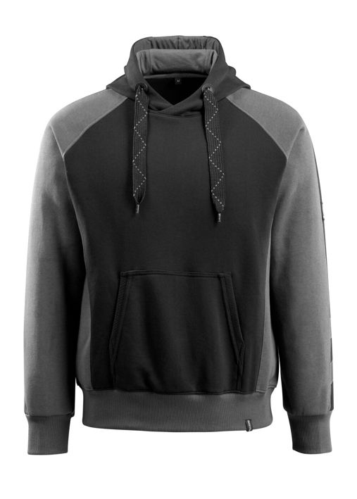 Kapuzensweatshirt UNIQUE schwarz/dunkelanthrazit