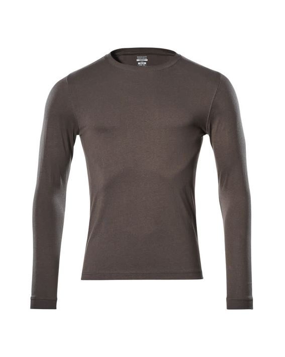 T-Shirt, Langarm CROSSOVER dunkelanthrazit