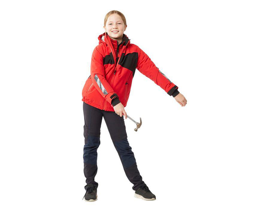 Winterjacke für Kinder ACCELERATE schwarz