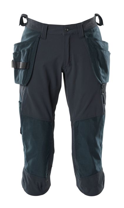 Dreiviertel-Hose mit Hängetaschen ACCELERATE schwarzblau