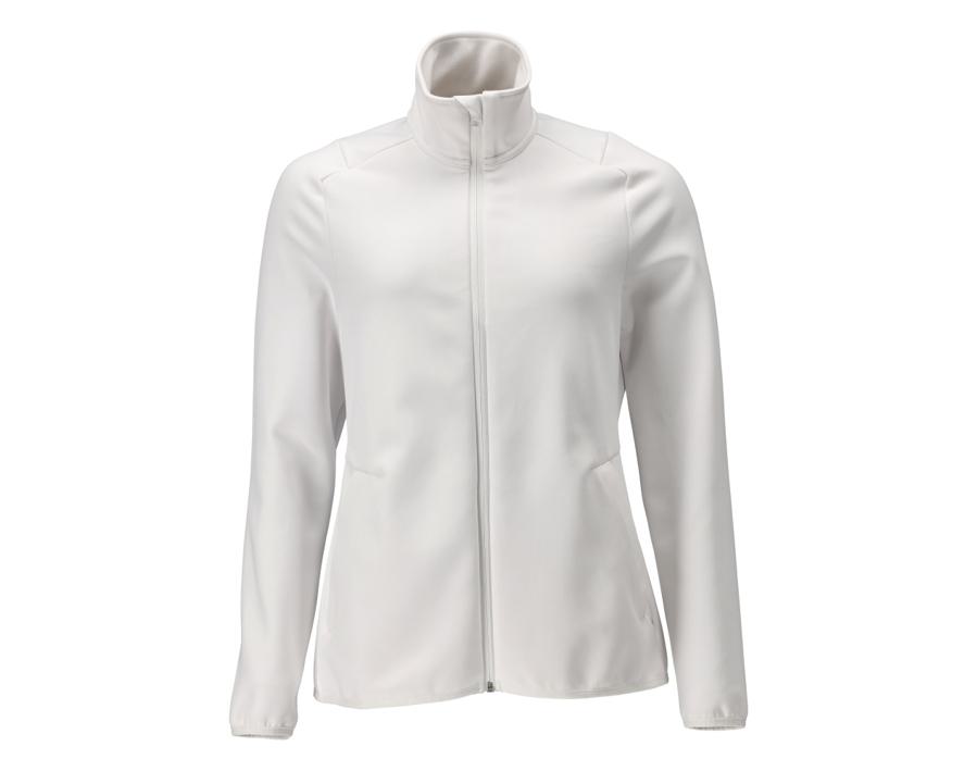 Fleecepullover mit Reißverschluss CUSTOMIZED weiss