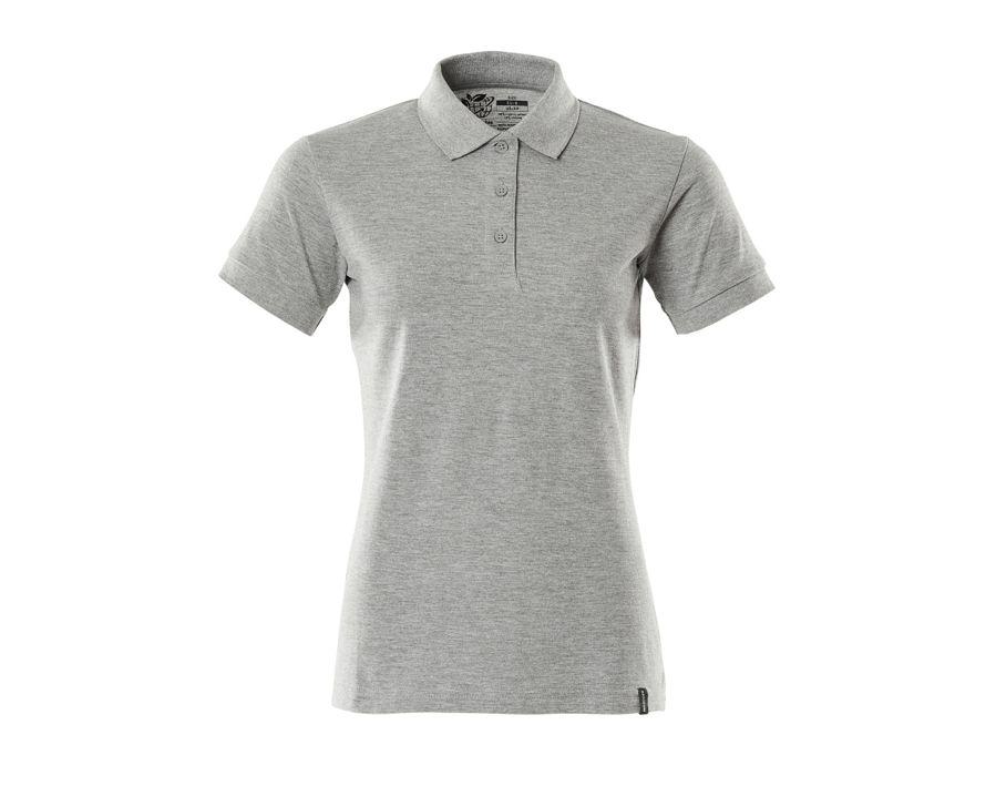 Polo-Shirt CROSSOVER grau-meliert