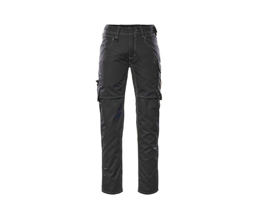 Hose mit Schenkeltaschen UNIQUE schwarz/dunkelanthrazit