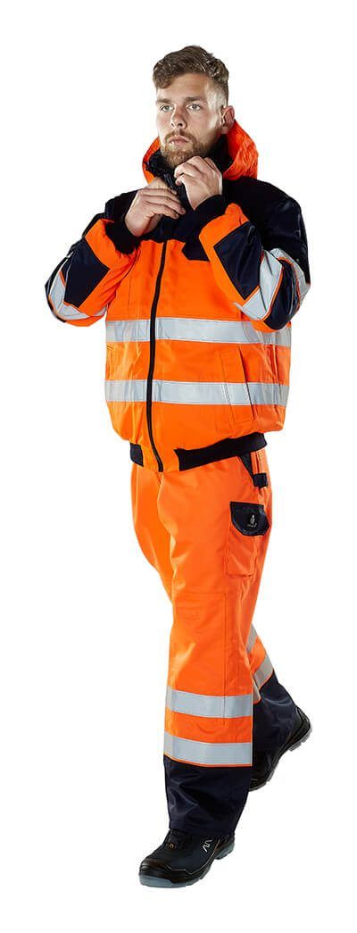 Überziehhose SAFE IMAGE hi-vis gelb/marine