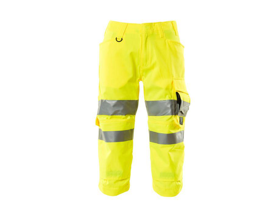 Dreiviertel-Hose mit Knietaschen SAFE SUPREME hi-vis gelb