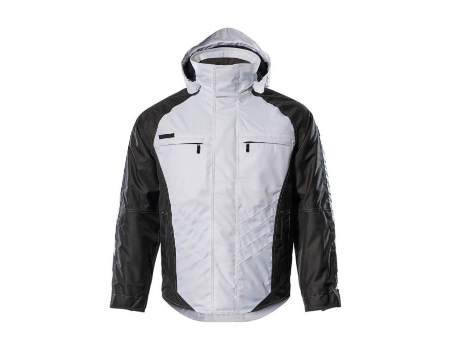 Winterjacke UNIQUE weiss/dunkelanthrazit
