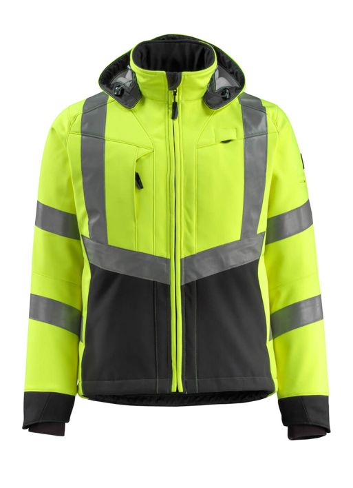 Soft Shell Jacke SAFE SUPREME hi-vis gelb/schwarz