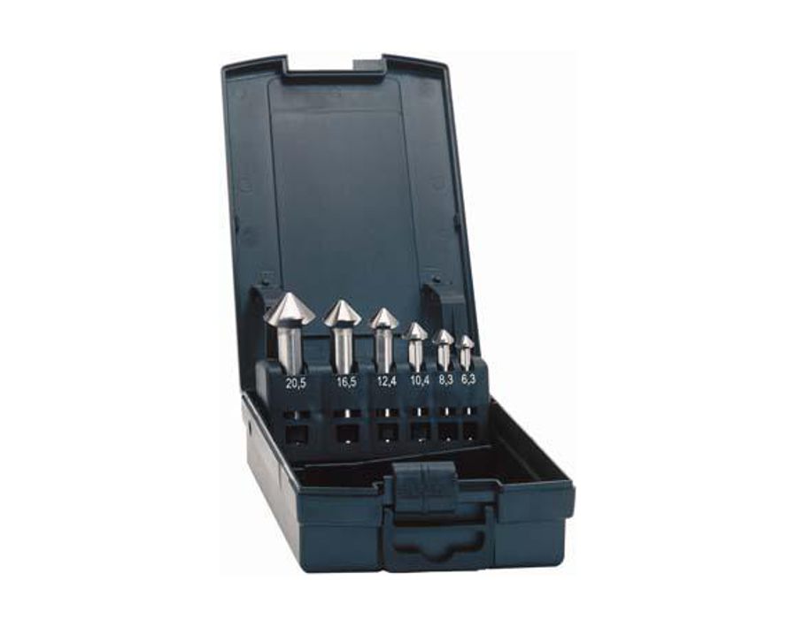 SET SVASATORI IN HSS TIAIN 6,3-25 MM 90 GRADI EXACT 5 PZ | Paride - Foto 3