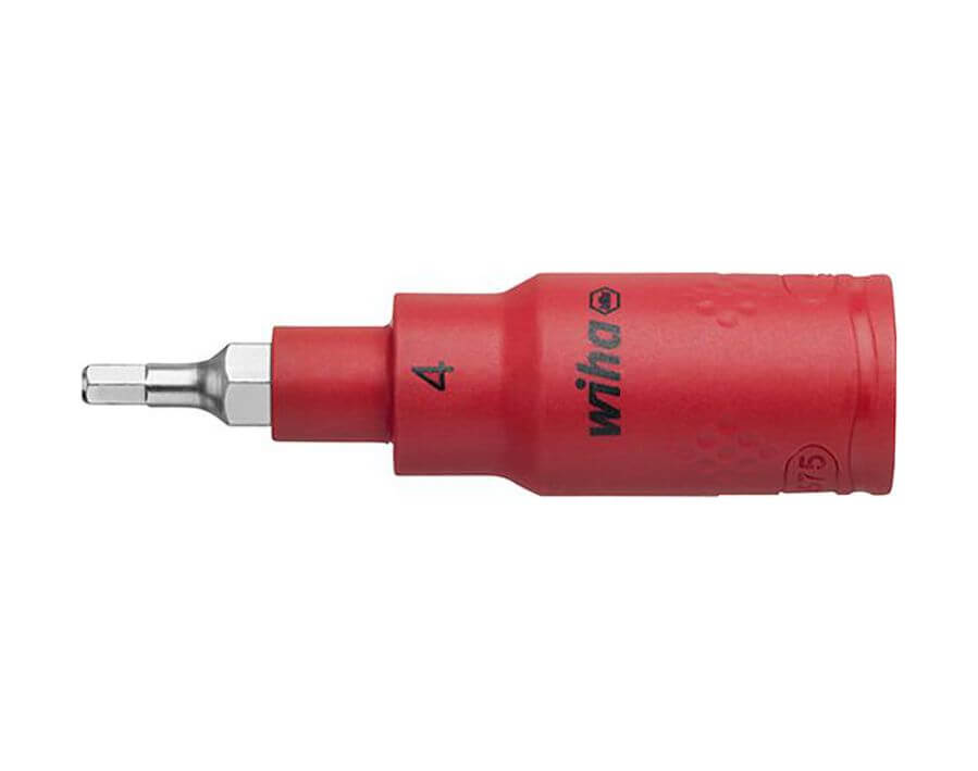 VDE-Schraubendreher-Einsatz 3/8" für Innensechskantschrauben