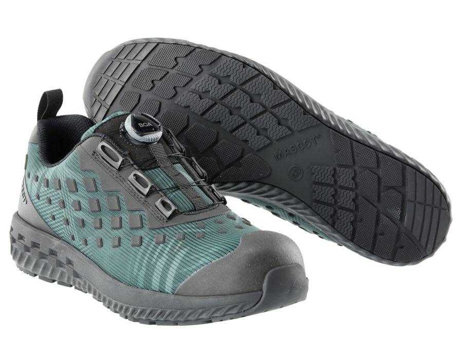Sicherheitshalbschuh FOOTWEAR CUSTOMIZED waldgrün/schwartz