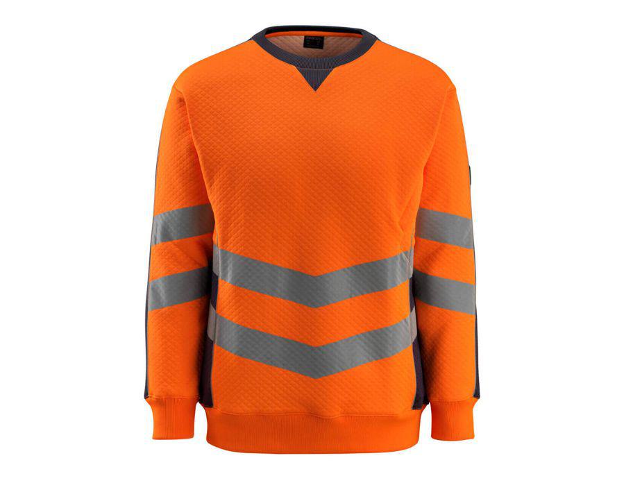 Sweatshirt SAFE SUPREME hi-vis orange/schwarzblau