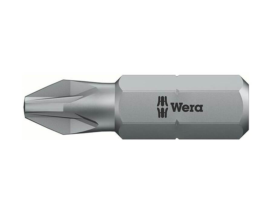 Bit für Kreuzschlitzschrauben PZ 1/4", ähnlich DIN 3126 C 6,3, zähhart
