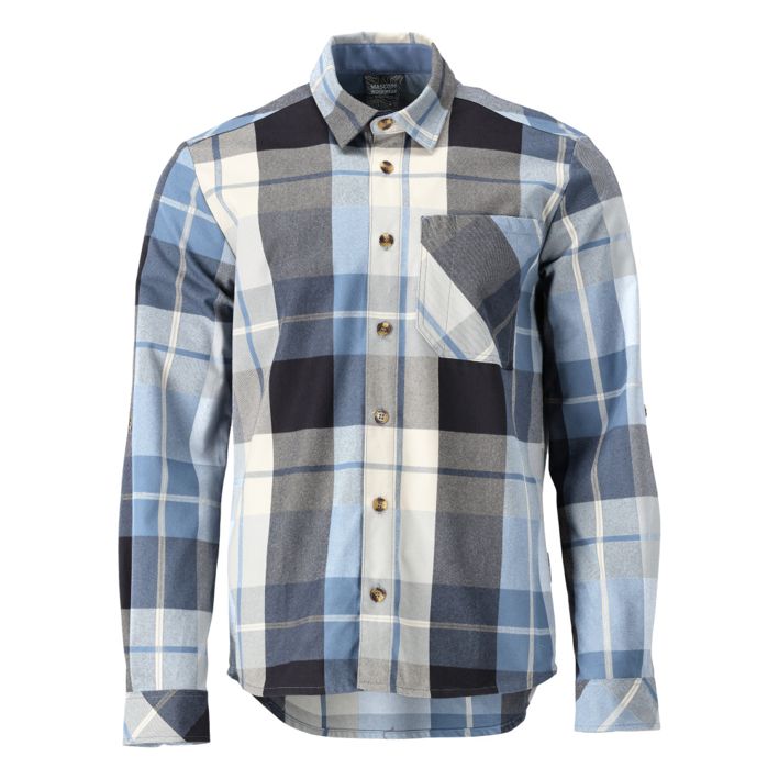 Hemd CUSTOMIZED Schwarzblau-kariert