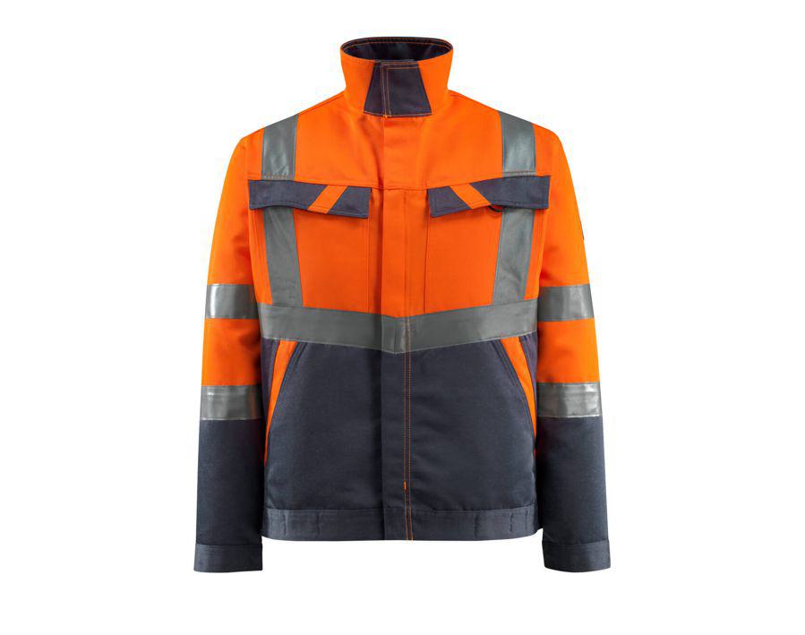 Jacke SAFE LIGHT hi-vis orange/schwarzblau