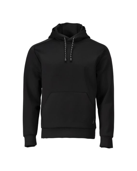 Fleece Kapuzensweatshirt CUSTOMIZED schwarz