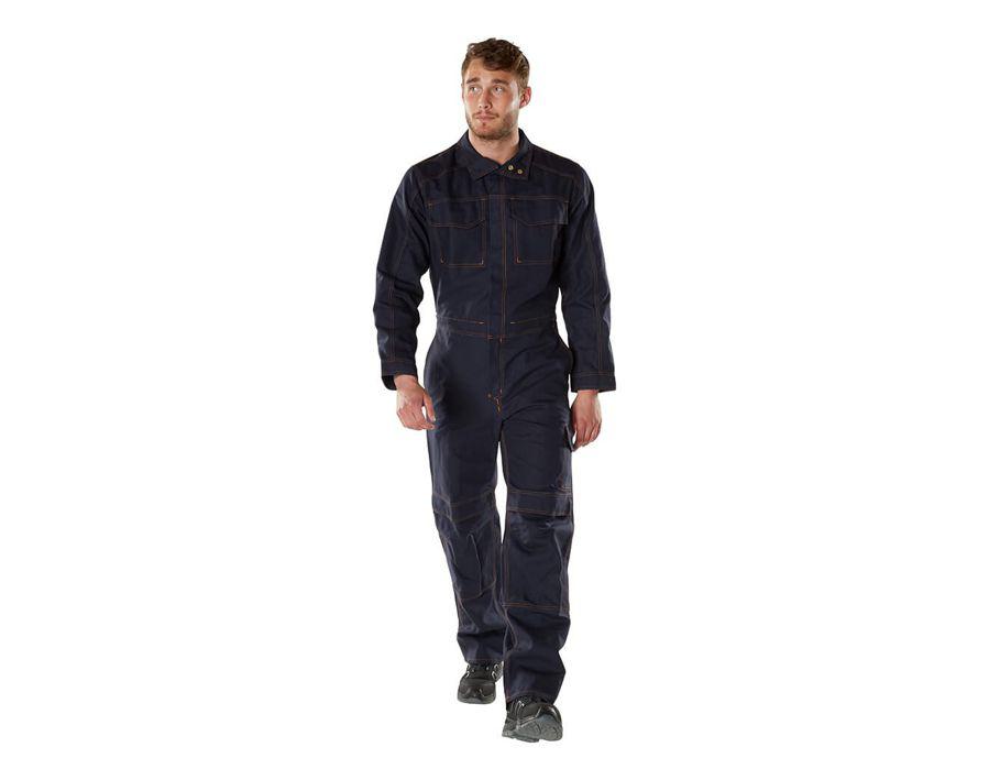 Overall mit Knietaschen MULTISAFE schwarzblau