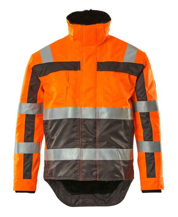 Winterjacke SAFE COMPETE hi-vis orange/anthrazit