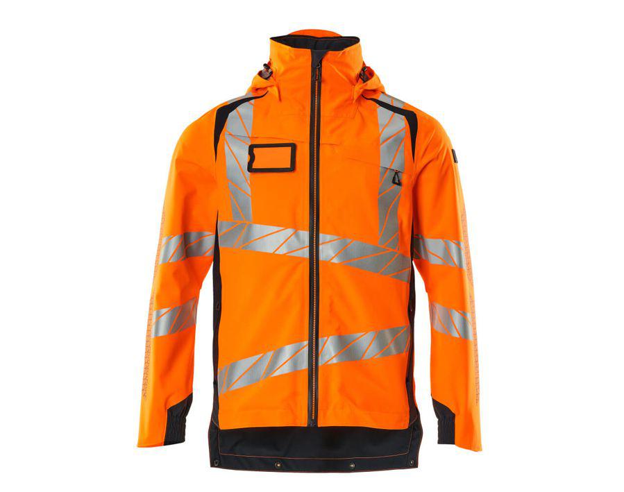 Hard Shell Jacke ACCELERATE SAFE hi-vis orange/schwarzblau