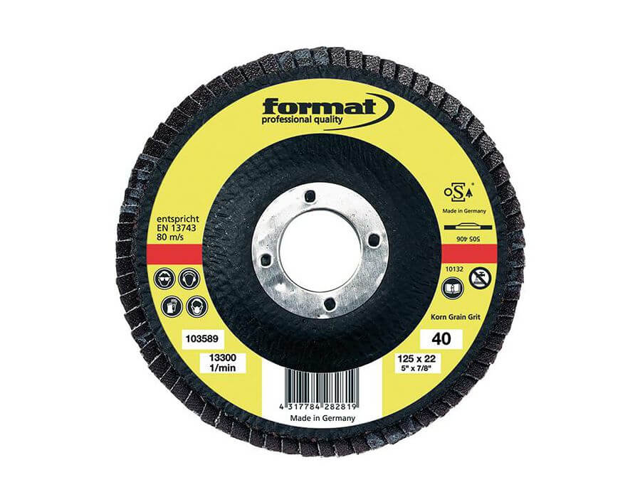 Fächerschleifscheibe, Universal, Ø 115 mm, gerade