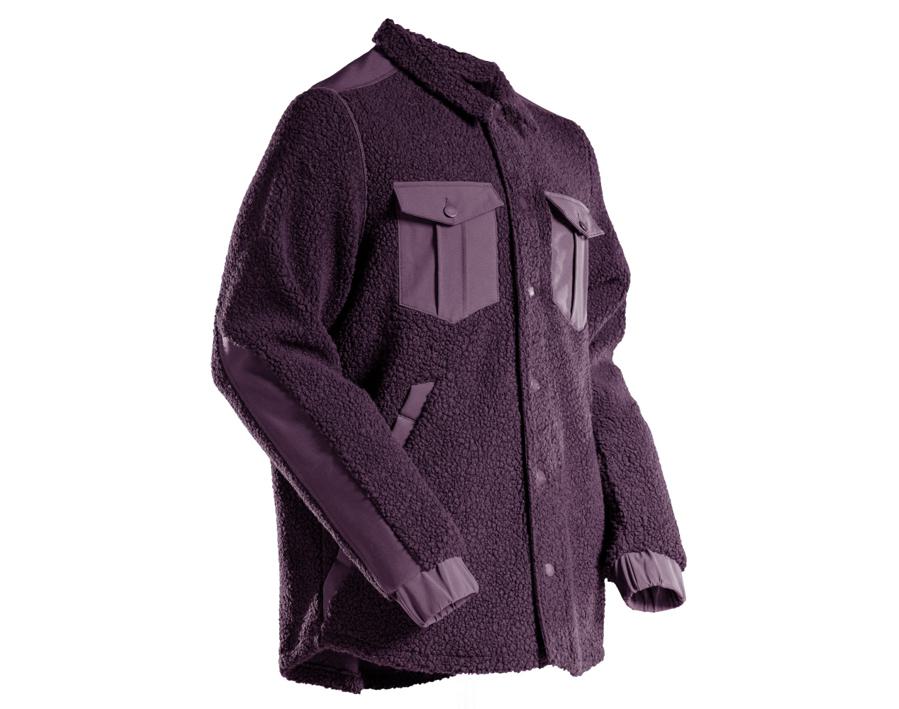 Faserpelz Hemd CUSTOMIZED bordeaux
