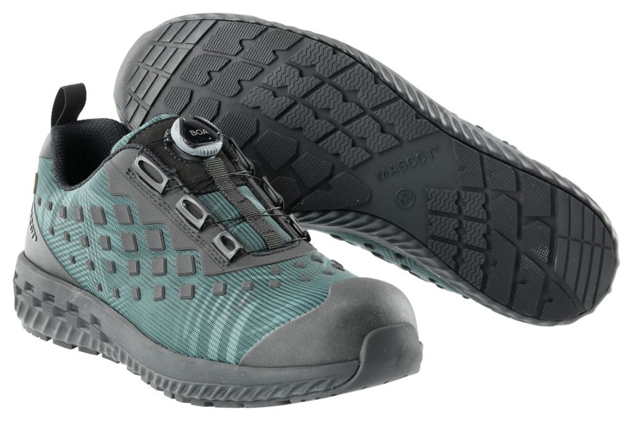 Sicherheitshalbschuh FOOTWEAR CUSTOMIZED waldgrün/schwartz