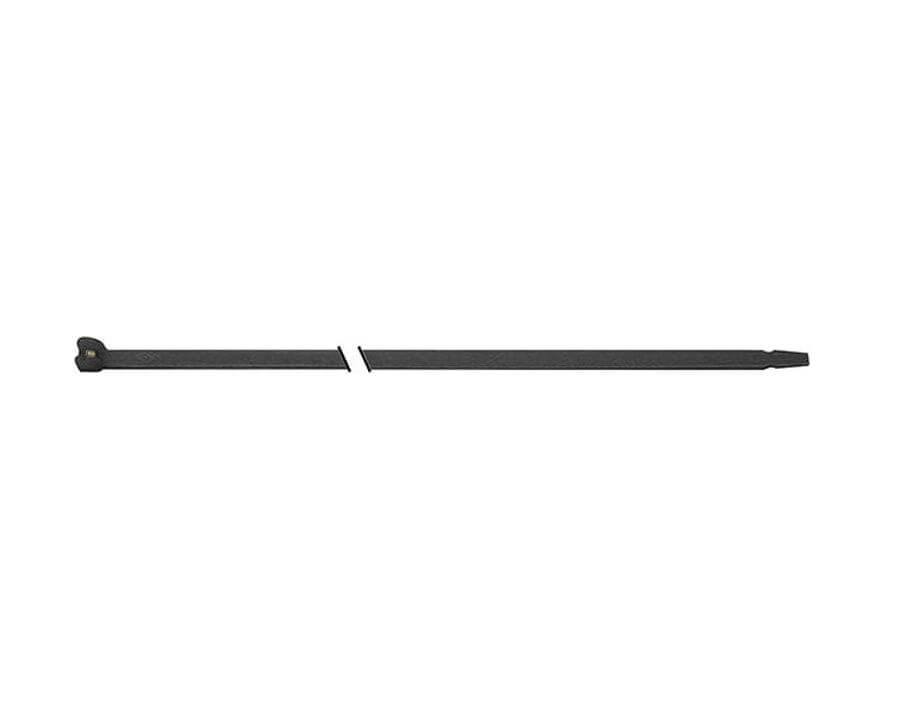 Kabelbinder mit Stahlnase, schwarz