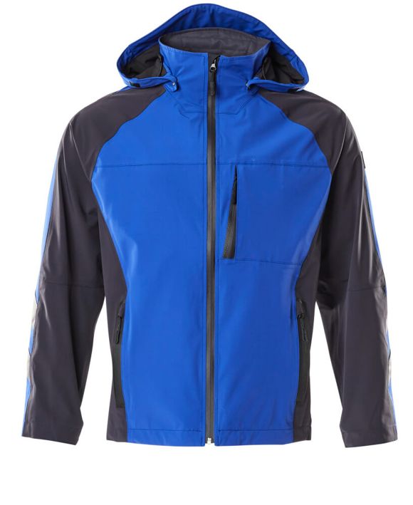 Hard Shell Jacke UNIQUE kornblau/schwarzblau
