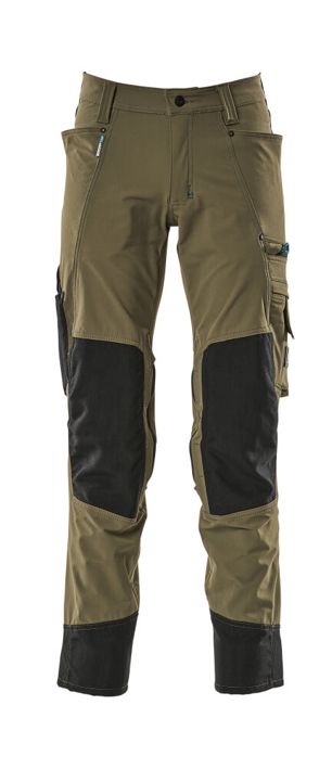 Hose mit Knietaschen ADVANCED moosgrün