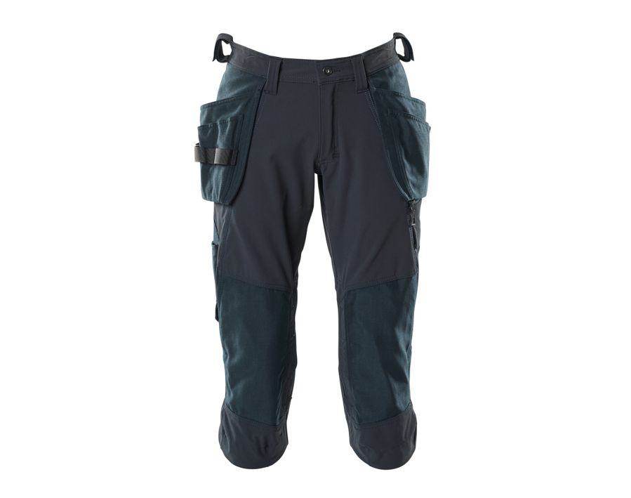 Dreiviertel-Hose mit Hängetaschen ACCELERATE schwarzblau