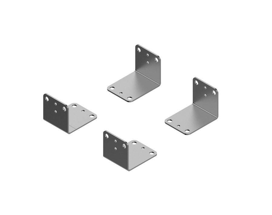 Bodenmontage-Set für Schuhauszug breitenverstellbar