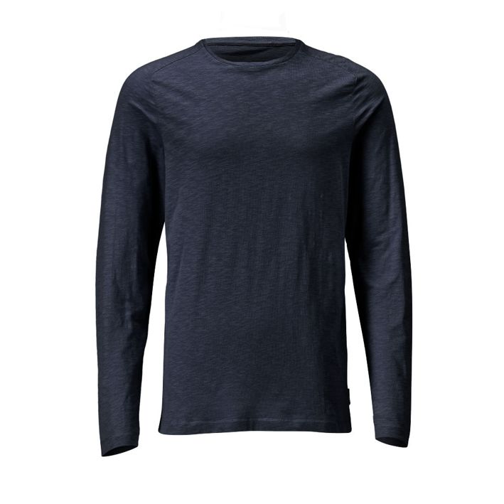 T-Shirt, Langarm CUSTOMIZED schwarzblau