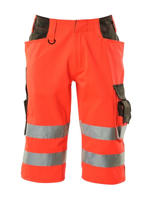 Shorts, lang SAFE SUPREME hi-vis rot/dunkelanthrazit