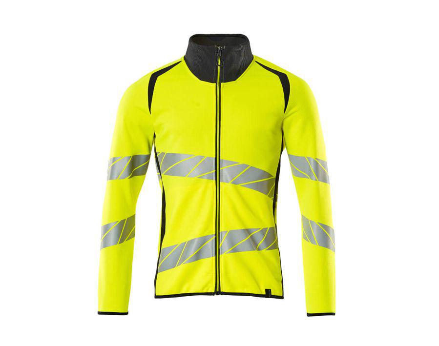 Sweatshirt mit Reißverschluss ACCELERATE SAFE hi-vis gelb/schwarzblau