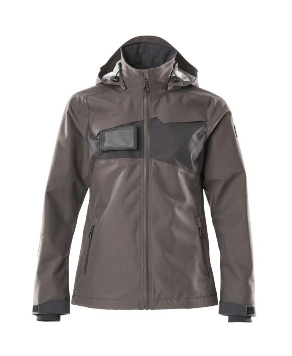 Hard Shell Jacke ACCELERATE dunkelanthrazit/schwarz