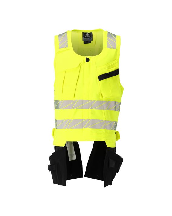 Werkzeugweste ACCELERATE SAFE hi-vis gelb/schwarz