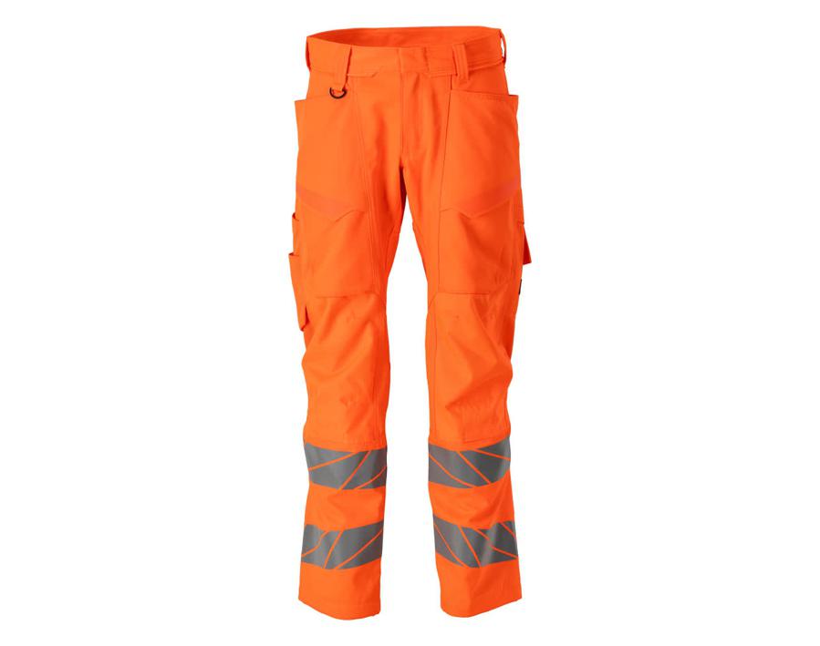 Hose mit Knietaschen ACCELERATE SAFE hi-vis orange