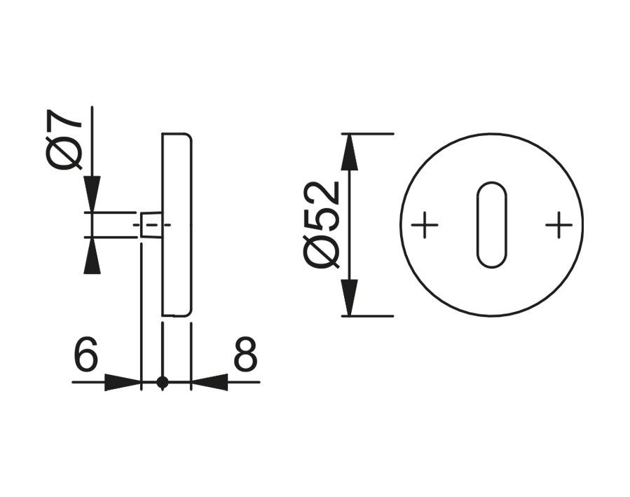 Guarnitura con rosetta e bocchetta serie Amsterdam E1400Z/42KV/42KVS 