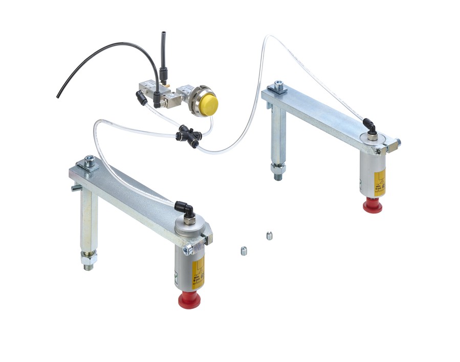 Pneumatischer Niederhalter für BlueMax Mini Typ 3