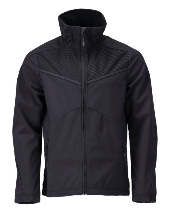 Soft Shell Jacke CUSTOMIZED schwarzblau