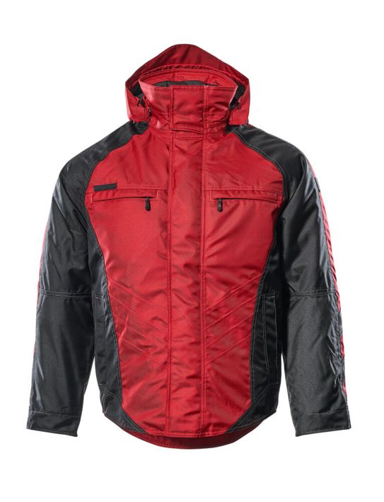 Winterjacke UNIQUE rot/schwarz