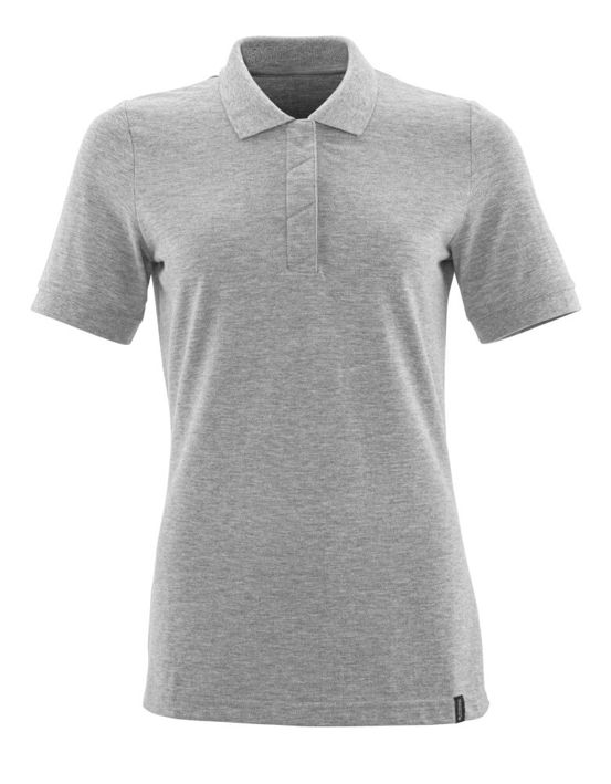 Polo-Shirt CROSSOVER grau-meliert