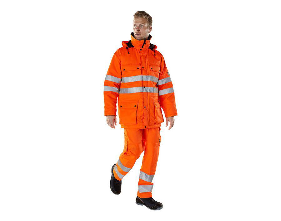 Hose mit Knietaschen SAFE LIGHT hi-vis orange