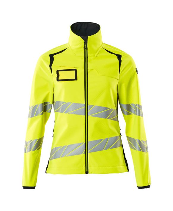 Soft Shell Jacke ACCELERATE SAFE hi-vis gelb/schwarzblau