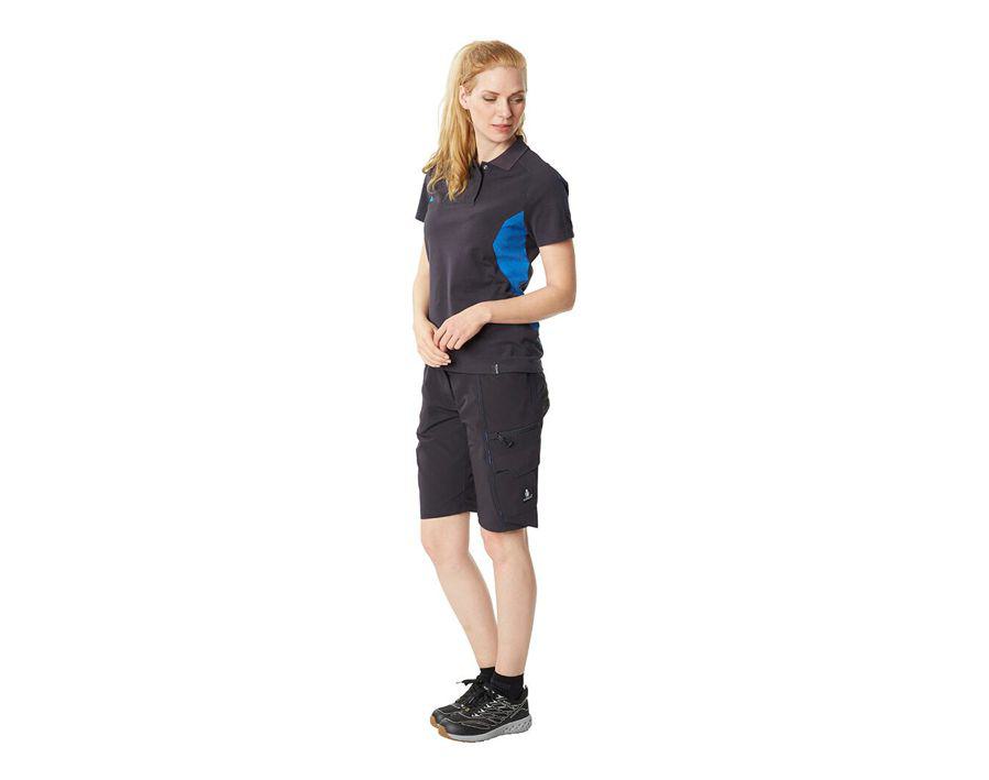 Polo-Shirt ACCELERATE dunkelanthrazit/schwarz