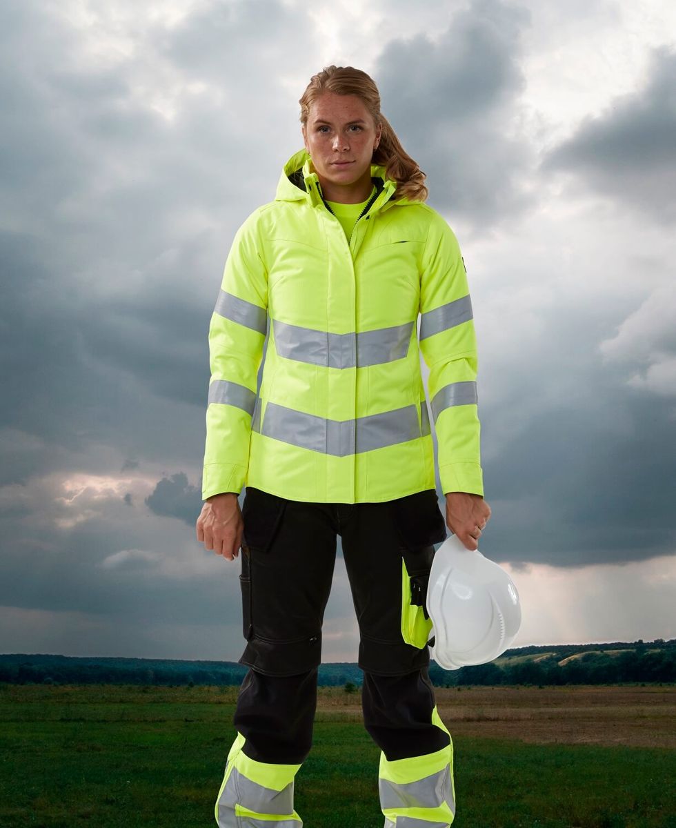 Winterjacke SAFE SUPREME hi-vis rot