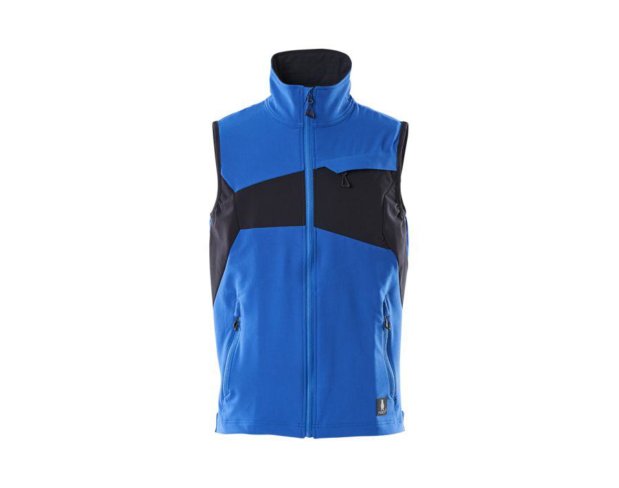 Weste ACCELERATE azurblau/schwarzblau